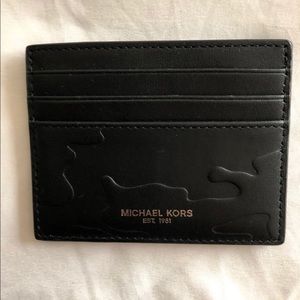 Michael Kors Camden Card Holder Black